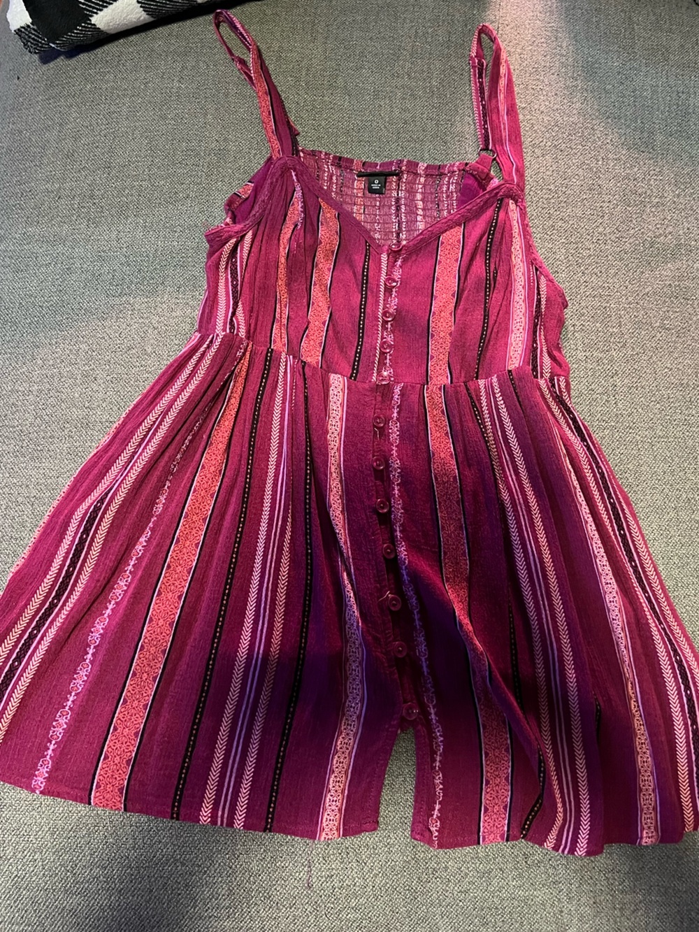 Torrid Pink Striped Tank Camisole 0